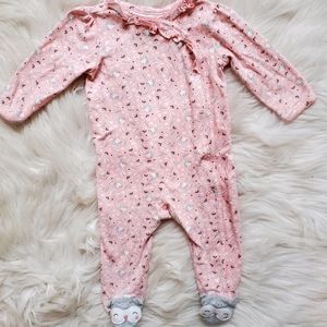 100% cotton Footed Pajamas